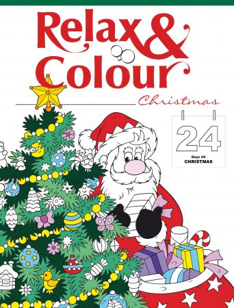 Colouring Book: Relax and Colour Christmas   2018
