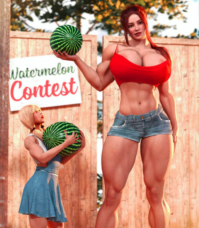 RogueFMG - Watermelon Contest 3D Porn Comic