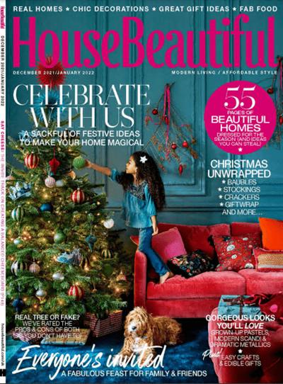 House Beautiful UK   December 2021/January 2022