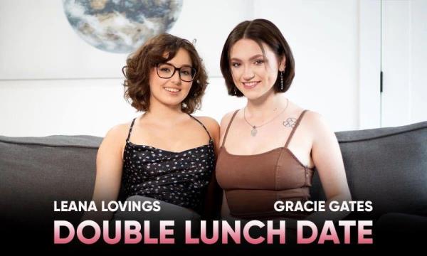 SLR: Leana Lovings, Gracie Gates (Double Lunch Date / 01.11.2021) [Oculus Rift, Vive | SideBySide] [1920p]