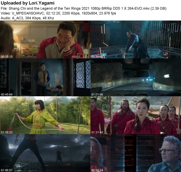 Shang Chi and the Legend of the Ten Rings (2021) 1080p BRRip DD5 1 X 264-EVO