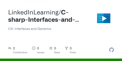 Linkedin Learning - C# Interfaces and Generics