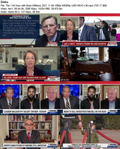 The 11th Hour with Brian Williams 2021 11 09 1080p WEBRip x265 HEVC-LM