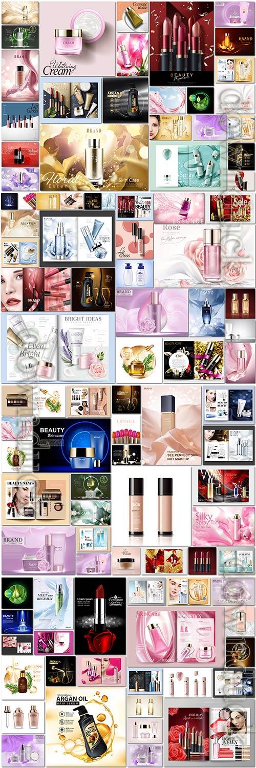 100 Bundle cosmetic advertising vector template vol 1 100 Bundle cosmetic advertising vector template vol 1