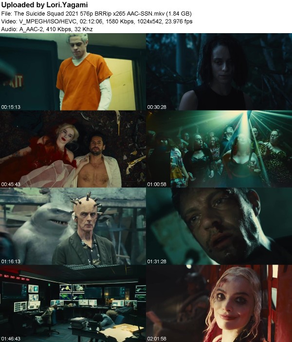 The Suicide Squad (2021) 576p BRRip x265 AAC-SSN