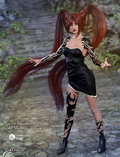 DRAGON FIGHTER OUTFIT FOR GENESIS 3 FEMALE(S) DRAGON FIGHTER OUTFIT FOR GENESIS 3 FEMALE(S)