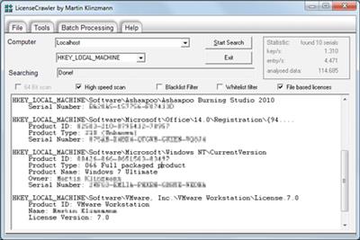 LicenseCrawler 2.3 Build 2579 Multilingual