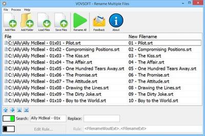VovSoft Rename Multiple Files 2.0