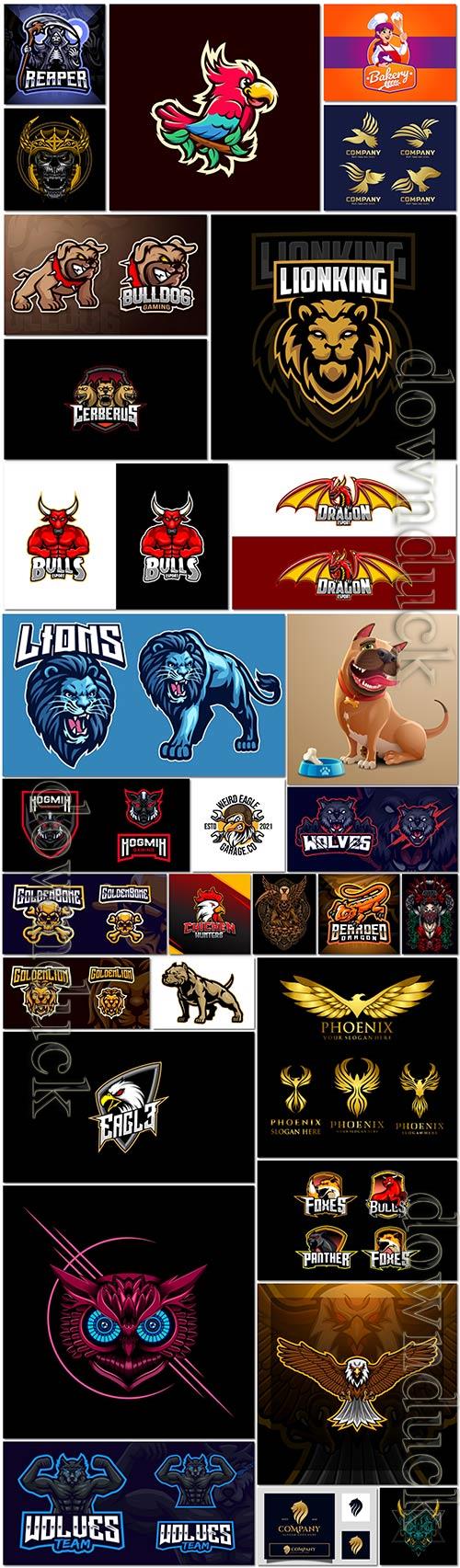 Bundle mascot logo vector design vol 21 Bundle mascot logo vector design vol 21