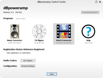 dBpoweramp Music Converter R17.5 Reference macOS