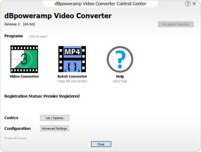 dBpoweramp Video Converter R2 Premier 2.0.0.1