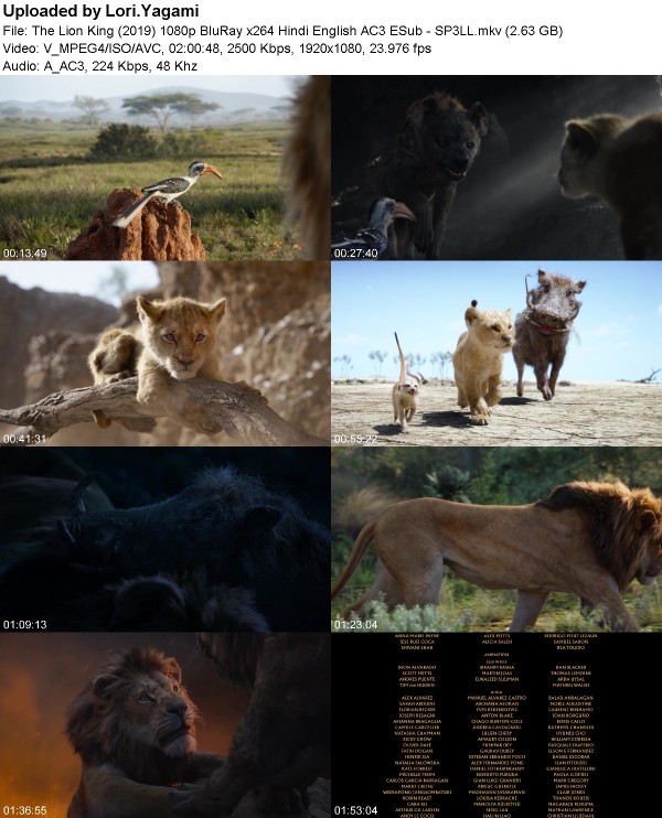 The Lion King (2019) 1080p BluRay x264 AC3 ESub SP3LL
