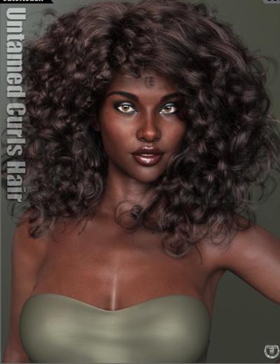 UNTAMED CURLS HAIR FOR GENESIS 3 AND 8 FEMALE(S)