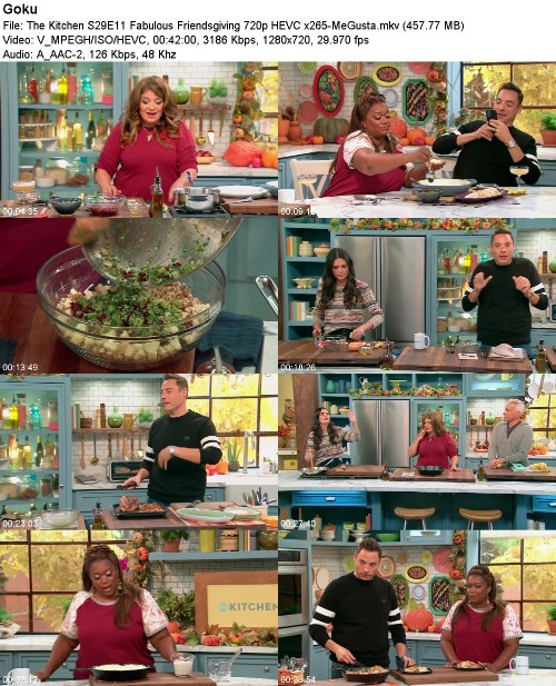 The Kitchen S29E11 Fabulous Friendsgiving 720p HEVC x265-MeGusta