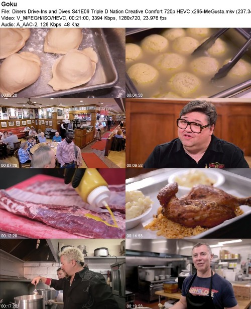 Diners Drive-Ins and Dives S41E06 Triple D Nation Creative Comfort 720p HEVC x265-MeGusta