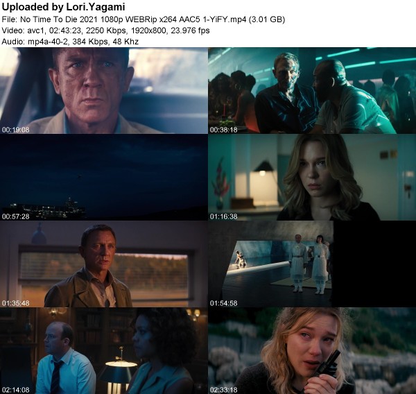 No Time To Die (2021) 1080p WEBRip x264 AAC5 1-YiFY
