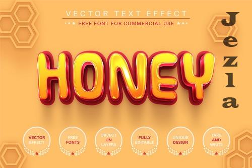 Honey - Editable Text Effect - 6656348 Honey - Editable Text Effect - 6656348