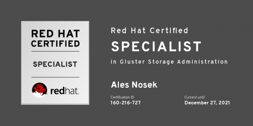 Red Hat Certified Specialist in Gluster Storage Administration exam (EX236)