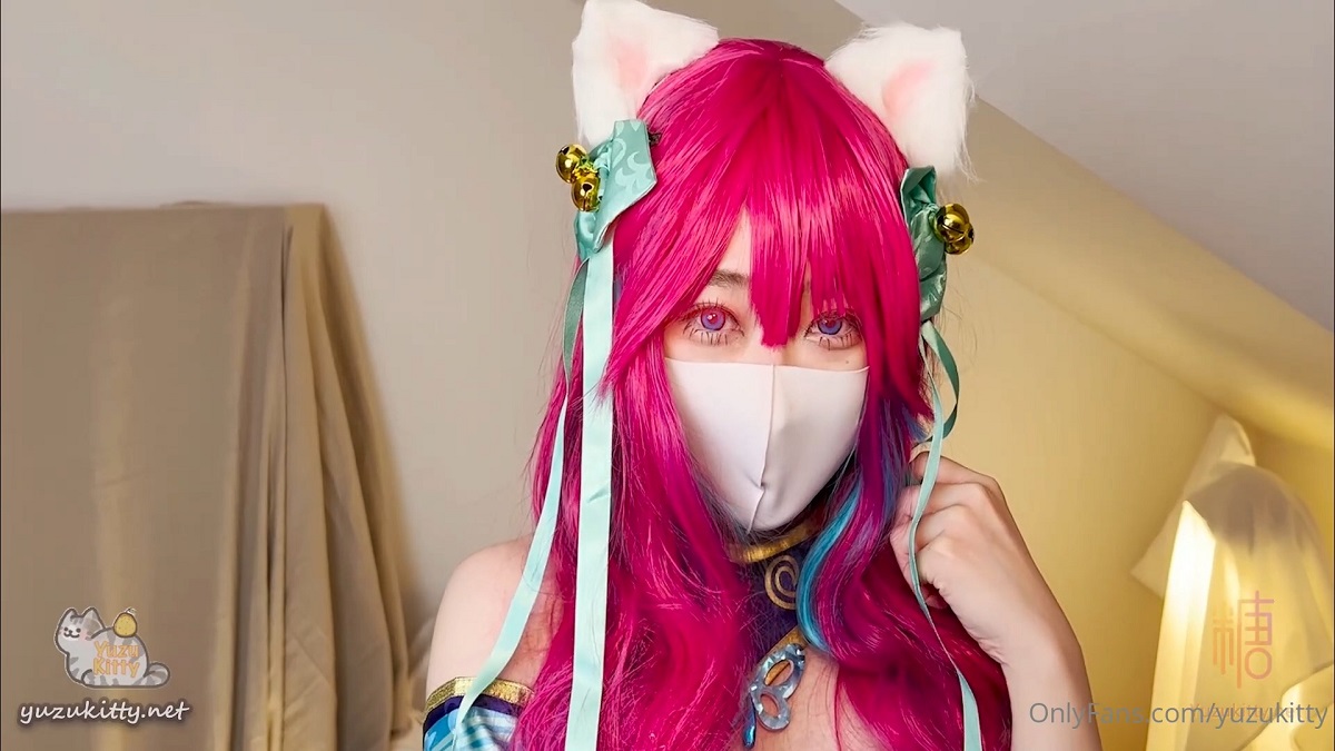 [OnlyFans.com] The spirit of the nine-tailed fox squeezes the internal injection honey hole to collect the soul successfully (Yuzukitty) [uncen] [2021 г., All Sex, Blowjob, Cosplay, 1080p]