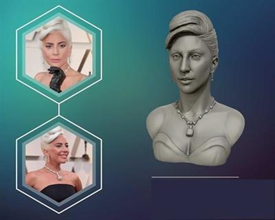Lady Gaga Bust