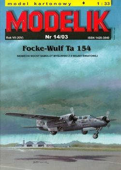 Focke-Wulf Ta 154 (Modelik 2003-14)