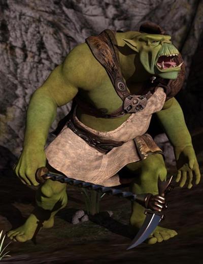 CAVE OGRE FOR GENESIS 3 MALE