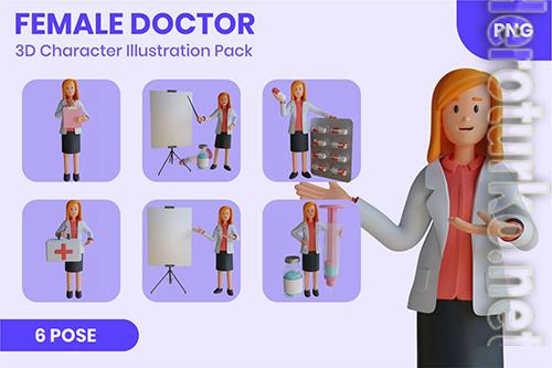 Female Doctor 3D Character