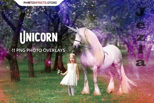 11 Unicorn Photo Overlays - 6652855