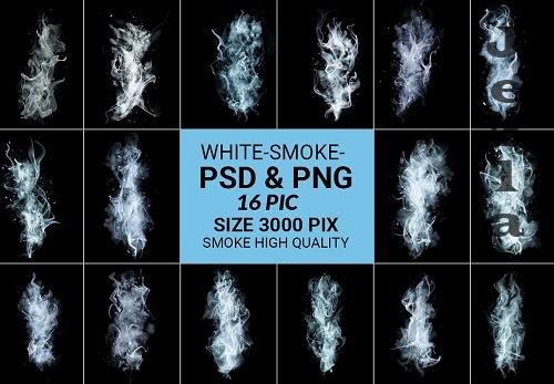 White Smoke Transparent PNG & PSD - 6190820