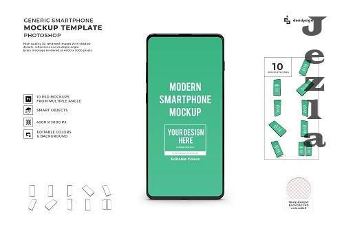 Android Smartphone Mockup Template Bundle - 1676543