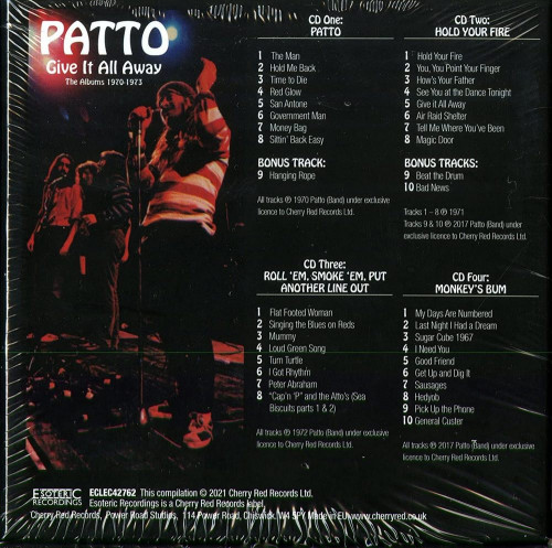 Patto - Give It All Away The Albums [1970-1973] [WEB] (2021) 4CD lossless