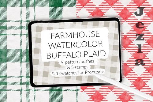 Farmhouse Christmas Buffalo plaid - 6651519