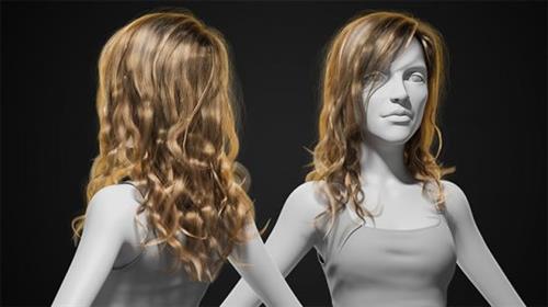 CG Cookie - Styling and Shading Realistic Hair