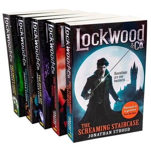 Lockwood & Co Series 1-5 by Jonathan Stroud mixed media