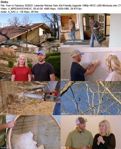 Fixer to Fabulous S03E01 Lakeside Retreat Gets Kid-Friendly Upgrade 1080p HEVC x265-MeGusta Fixer to Fabulous S03E01 Lakeside Retreat Gets Kid-Friendly Upgrade 1080p HEVC x265-MeGusta
