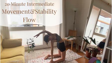 Skillshare - 20 Minute Intermediate Flow for Movement and Stability
