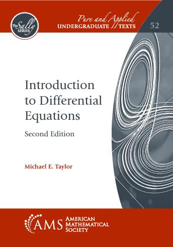 Introduction to Differential Equations, 2nd Edition By Michael E. Taylor