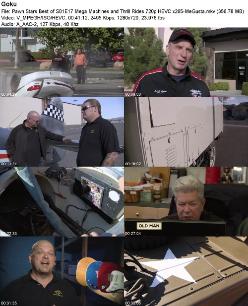 Pawn Stars Best of S01E17 Mega Machines and Thrill Rides 720p HEVC x265-MeGusta