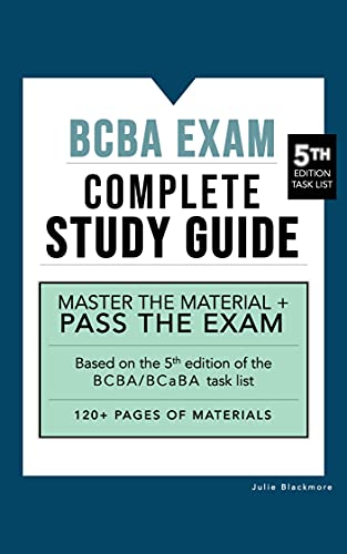 BCBA Exam Study Guide  5th Edition  Task List Items  Complete ABA Test Prep  BCaBA Terms