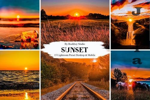 15 Sunset Lightroom Presets