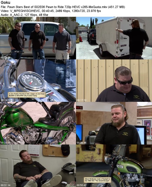 Pawn Stars Best of S02E06 Pawn to Ride 720p HEVC x265-MeGusta