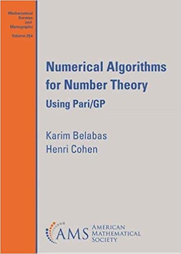 Numerical Algorithms for Number Theory Using PariGP