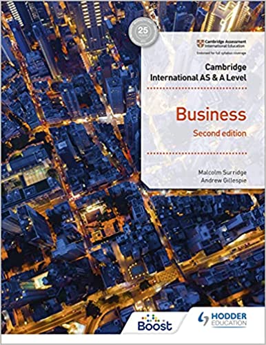 Cambridge International AS & A Level Business, Second Edition