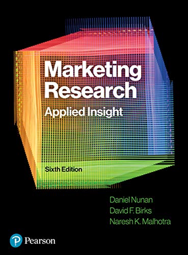 Marketing Research Applied Insight, 6th Edition