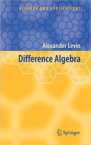 Difference Algebra (Algebra and Applications, 8)