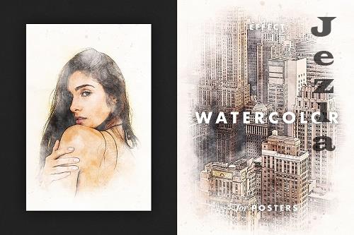 Watercolor Splash Effect for Posters - 6676821