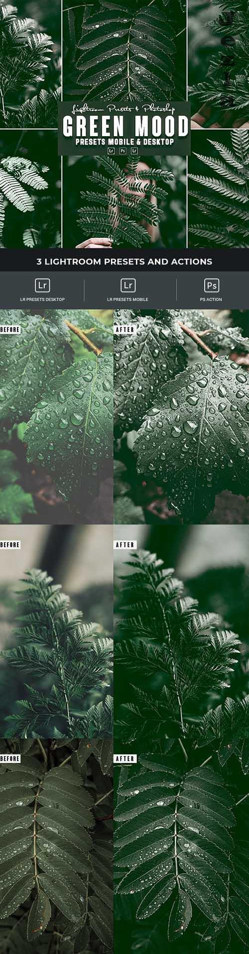 Green Photoshop Action & Lightrom Presets - 34793561