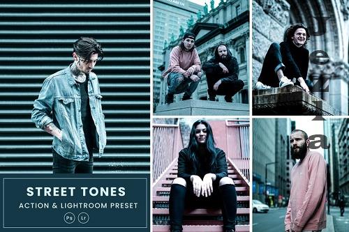 Street Tones Action & Lightrom Presets