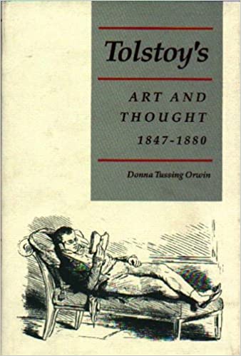 Tolstoy's Art and Thought, 1847 1880