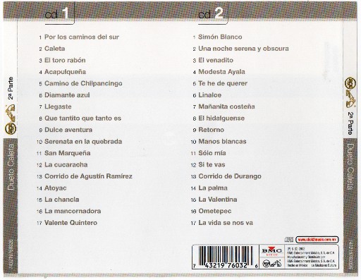 Dueto Caleta-RCA 100 Anos De Musica 2a Parte-(743219760326)-ES-2CD-FLAC-2002-FREGON